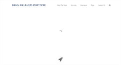 Desktop Screenshot of brainwellnessinstitute.com